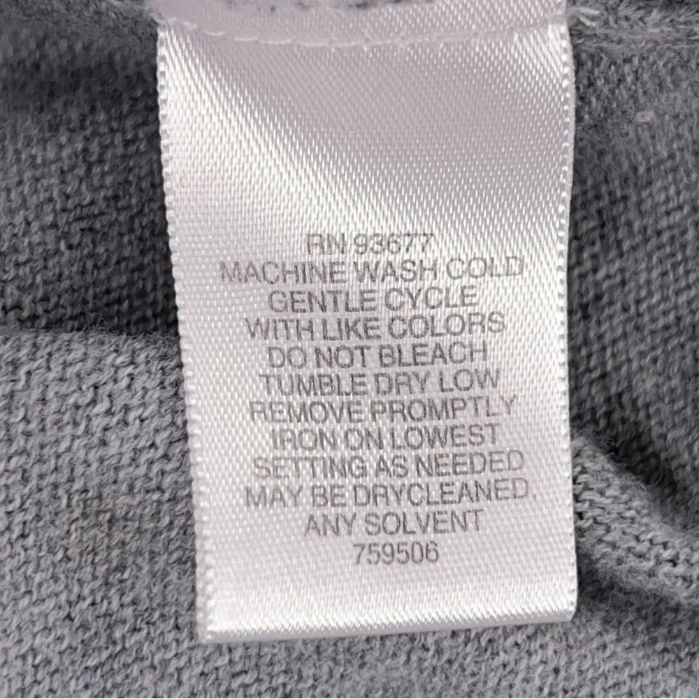 XL Liz Claiborne Grey Argyle Sweater  Vneck Academia Long Sleeve Knit